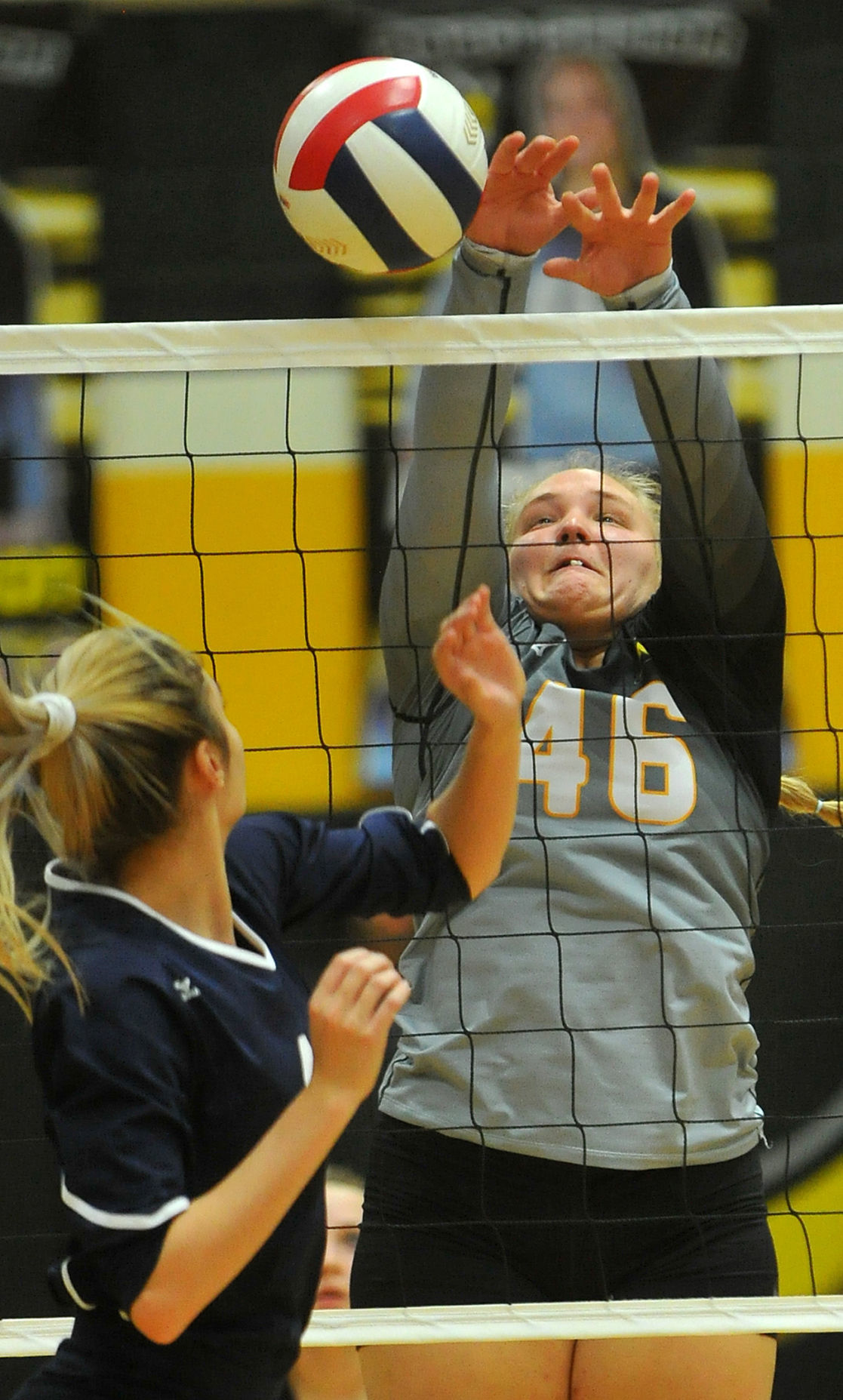 Riverdale vs Bureau Valley Class 2A regional final volleyball.